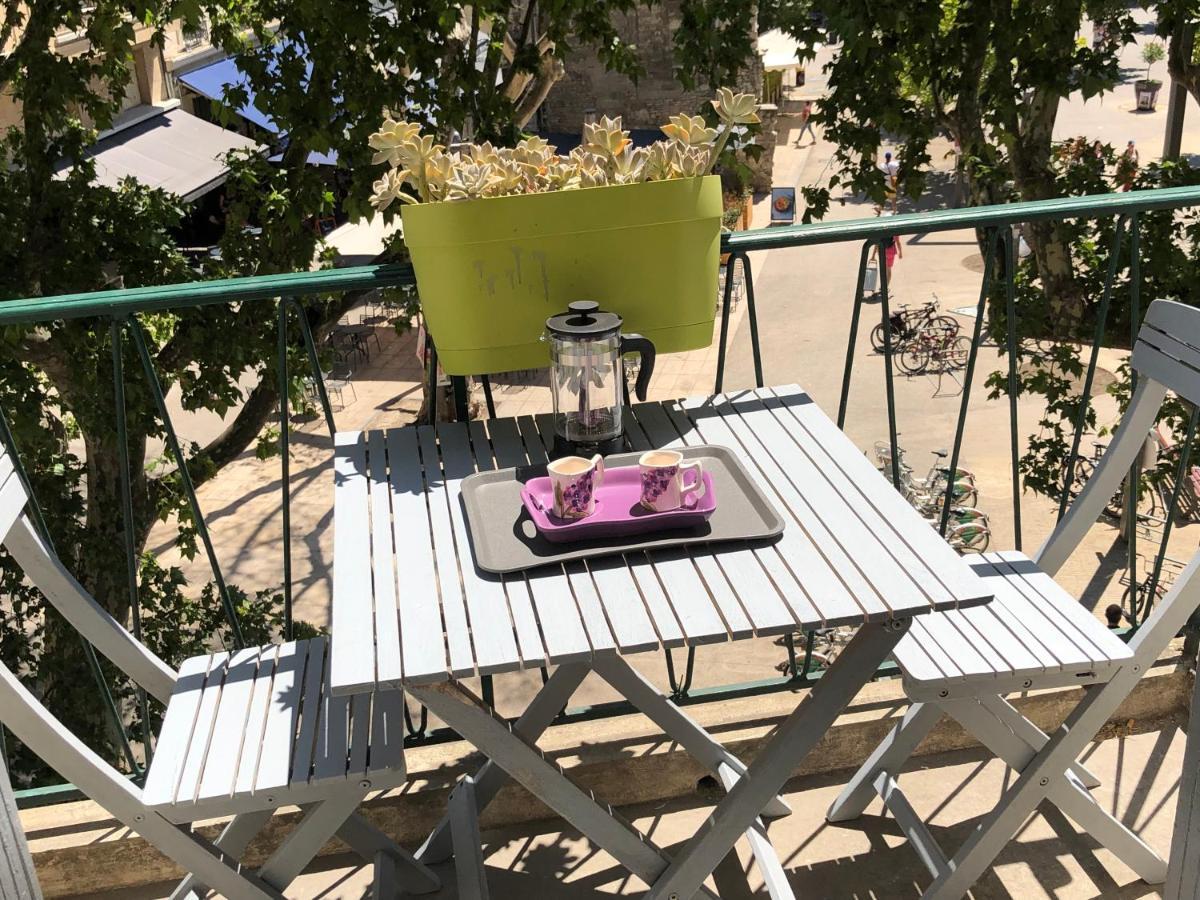 Appartement De Charme Avignon Centre Historique Terrasse Et Balcon Place Pie 외부 사진